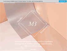 Tablet Screenshot of mariebrodersen.com